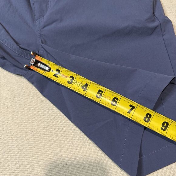 Patagonia Shorts Quandary Womens Size 2 Flat Front Navy Nylon Pockets 8” Inseam - Picture 5 of 7